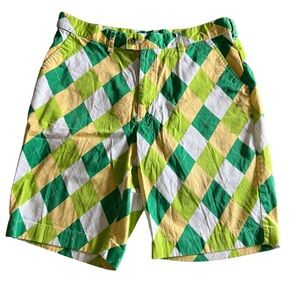 LoudMouth Mens Casual Cotton Blend Multicolor Golf
Shorts‎ Size 36